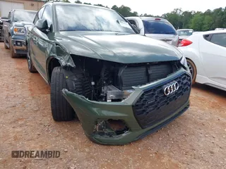 2023 Audi Q5 S line Premium Plus with VIN WA1EAAFY1P2111431, listed as a IAAI auction lot 42355144 with 43,498 mi miles and . Bid and sale history available at DreamBid. Image 21.