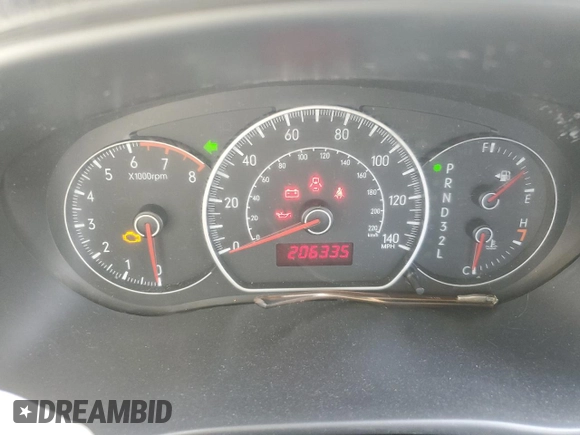 2009 Suzuki SX4 Man FWD with VIN JS2YC412296201061, listed as a Copart auction lot 79829224 with 206,335 mi miles and Salvage Title. Bid and sale history available at carsss.com. Image 9.