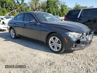 2017 BMW 3 Series 330i xDrive with VIN WBA8D9C38HA005368, listed as a Copart auction lot 52611265 with 106,972 mi miles and Salvage title. Bid and sale history available at DreamBid. Image 4.