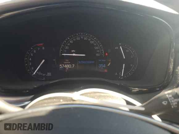 2017 Cadillac XT5 Luxury FWD with VIN 1GYKNBRS5HZ275228, listed as a Copart auction lot 50256405 with 57,480 mi miles and Salvage Title. Bid and sale history available at carsss.com. Image 9.