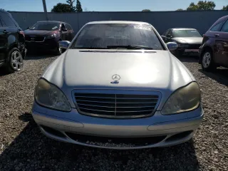 2003 Mercedes-Benz S-Class 4.3L with VIN WDBNG83J13A344129, listed as a Copart auction lot 75474174 with 0 mi miles and Clean Title. Bid and sale history available at carsss.com. Image 5.