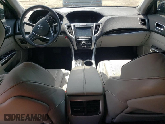 2020 Acura TLX Technology with VIN 19UUB3F40LA001110, listed as a Copart auction lot 57134585 with 131,507 mi miles and Salvage title. Bid and sale history available at DreamBid. Image 8.