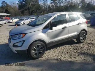 2021 Ford EcoSport S with VIN MAJ3S2FE4MC407593, listed as a Copart auction lot 47454615 with 26,309 mi miles and Salvage Title. Bid and sale history available at DreamBid. Image 1.
