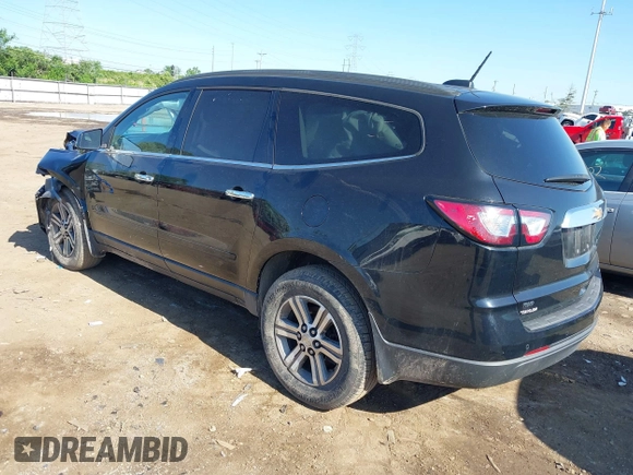 2016 Chevrolet Traverse LT z VIN 1GNKVGKD2GJ226801, wystawiony jako IAAI lot #42221753 z przebiegiem 135 118 mil mil oraz . Historia ofert i sprzedaży dostępna na DreamBid. Obrazek 3.