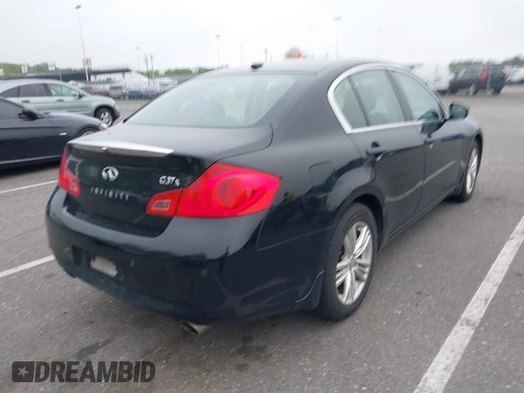 2010 Infiniti G37 x with VIN JN1CV6AR1AM254117, listed as a IAAI auction lot 42196026 with 348,221 mi miles. Bid and sale history available at carsss.com. Image 4.