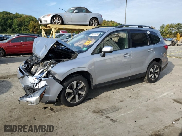 2018 Subaru Forester Premium with VIN JF2SJAEC1JH409224, listed as a Copart auction lot 74593974 with 0 mi miles and Salvage Title. Bid and sale history available at carsss.com. Image 1.