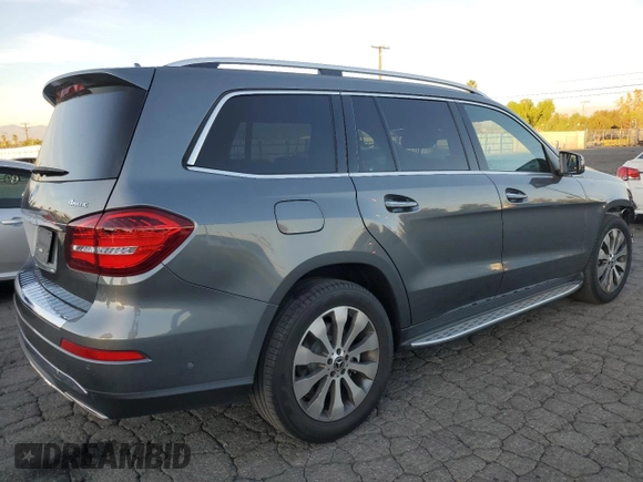 2017 Mercedes-Benz GLS 450 with VIN 4JGDF6EE7HA923732, listed as a Copart auction lot 78554503 with 47,698 mi miles and . Bid and sale history available at DreamBid. Image 3.