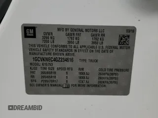 2016 Chevrolet Silverado 1500 LS with VIN 1GCVKNEC4GZ234616, listed as a Copart auction lot 49048305 with 231,901 mi miles and Salvage Title. Bid and sale history available at carsss.com. Image 13.