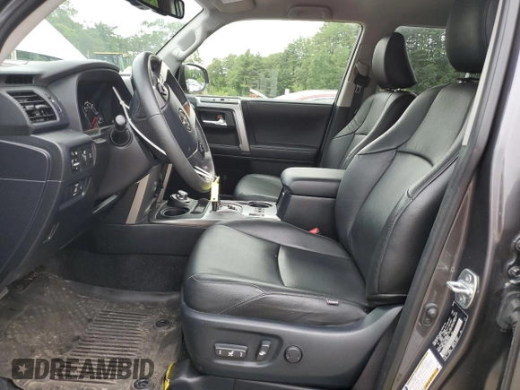 2023 Toyota 4Runner SR5 with VIN JTEMU5JR5P6104499, listed as a Copart auction lot 60705645 with 26,278 mi miles and Salvage title. Bid and sale history available at DreamBid. Image 7.