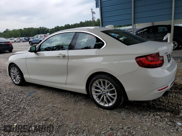 2016 BMW 2 Series 228i xDrive with VIN WBA1G9C54GV599426, listed as a Copart auction lot 57508325 with 36,586 mi miles and Salvage title. Bid and sale history available at DreamBid. Image 2.