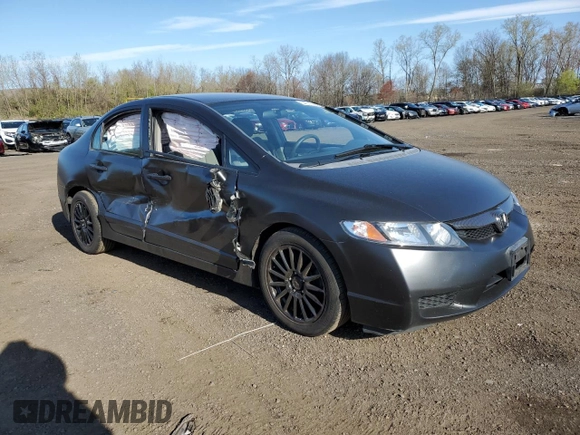 2009 Honda Civic LX z VIN 2HGFA16519H519732, wystawiony jako Copart lot #54018665 z przebiegiem 136 589 mil mil oraz Szkoda całkowita • Salvage title. Historia ofert i sprzedaży dostępna na DreamBid. Obrazek 4.