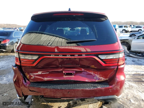 2024 Dodge Durango SXT with VIN 1C4RDJAG7RC238114, listed as a Copart auction lot 89012035 with 11,345 mi miles and Salvage Title. Bid and sale history available at carsss.com. Image 6.