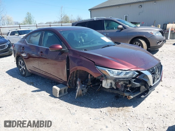 2020 Nissan Sentra SV z VIN 3N1AB8CV9LY217970, wystawiony jako IAAI lot #41989185 z przebiegiem 84 356 mil mil oraz . Historia ofert i sprzedaży dostępna na DreamBid. Obrazek 1.