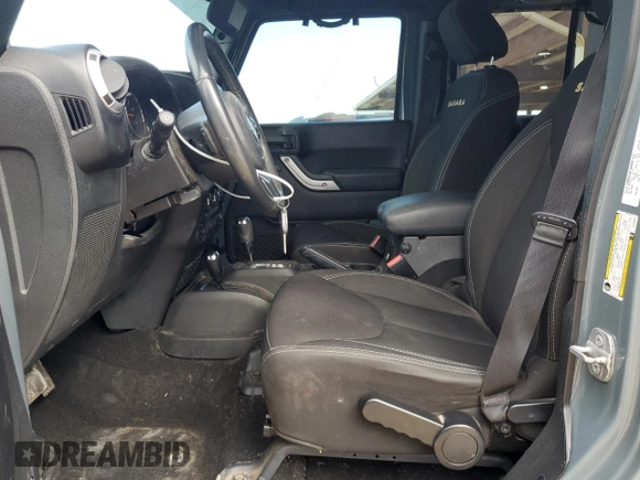 2014 Jeep Wrangler Unlimited Sahara with VIN 1C4BJWEG1EL266325, listed as a Copart auction lot 48503905 with 107,675 mi miles and Salvage Title. Bid and sale history available at carsss.com. Image 7.