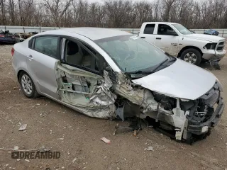 2016 Kia Rio LX with VIN KNADM4A31G6661742, listed as a Copart auction lot 47454605 with 81,066 mi miles and Salvage Title. Bid and sale history available at carsss.com. Image 4.