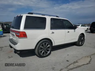 2017 Lincoln Navigator Reserve with VIN 5LMJJ2LT7HEL00080, listed as a Copart auction lot 50795315 with 141,437 mi miles and Salvage title. Bid and sale history available at DreamBid. Image 3.