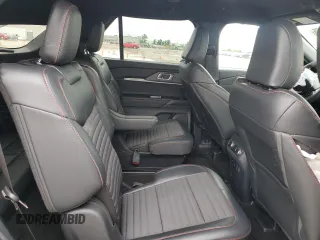 2025 Ford Explorer ST-Line with VIN 1FMUK8KHXSGB31438, listed as a Copart auction lot 54352865 with 721 mi miles and Salvage Title. Bid and sale history available at carsss.com. Image 11.