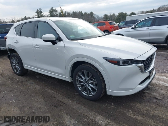 2024 Mazda CX-5 2.5 S Premium Package with VIN JM3KFBDL1R0432804, listed as a IAAI auction lot 41610696 with 20,484 mi miles. Bid and sale history available at carsss.com. Image 1.
