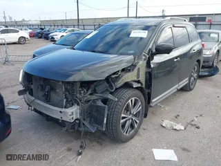 2017 Nissan Pathfinder SL with VIN 5N1DR2MM9HC614597, listed as a IAAI auction lot 41239728 with NaN miles. Bid and sale history available at carsss.com. Image 18.
