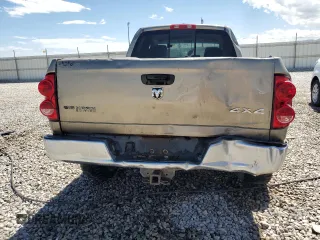 2007 Dodge Ram 2500 SLT with VIN 3D7KS28CX7G755360, listed as a Copart auction lot 66361254 with 0 mi miles and Salvage Title. Bid and sale history available at carsss.com. Image 6.