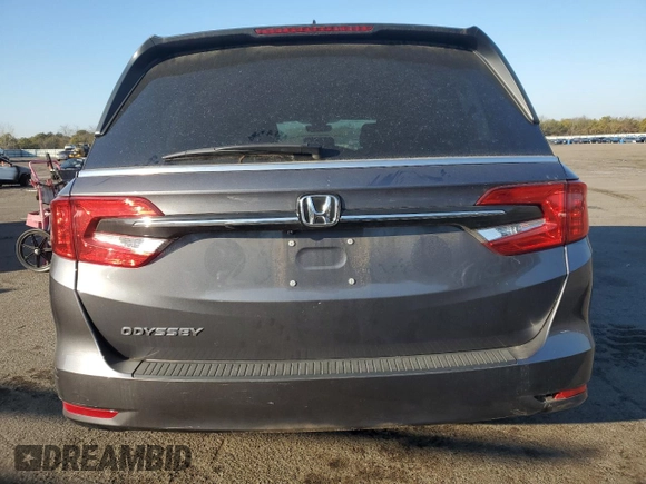 2024 Honda Odyssey EX-L with VIN 5FNRL6H62RB049354, listed as a Copart auction lot 88911795 with 2,553 mi miles and Salvage Title. Bid and sale history available at DreamBid. Image 6.