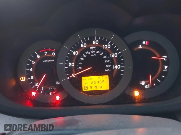2007 Toyota RAV4 Limited with VIN JTMBK31V075032734, listed as a IAAI auction lot 41140896 with 204,551 mi miles. Bid and sale history available at carsss.com. Image 7.