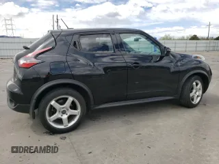 2015 Nissan Juke S with VIN JN8AF5MR5FT508128, listed as a Copart auction lot 55032315 with 92,088 mi miles and Salvage Title. Bid and sale history available at DreamBid. Image 3.