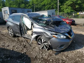 2015 Nissan Murano S with VIN 5N1AZ2MH2FN209432, listed as a Copart auction lot 61303585 with Not provided miles and Salvage title. Bid and sale history available at DreamBid. Image 4.