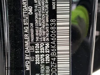 2019 Mercedes-Benz E-Class E 300 with VIN WDDZF4JB6KA606838, listed as a Copart auction lot 67752522 with 33,602 mi miles. Bid and sale history available at carsss.com. Image 12.