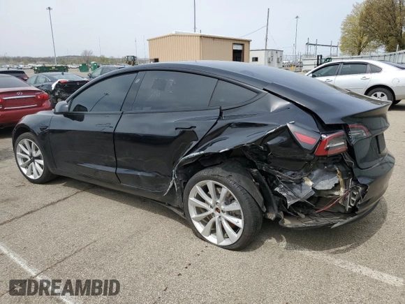 2021 Tesla Model 3 Standard Range Plus with VIN 5YJ3E1EA2MF850760, listed as a Copart auction lot 53487885 with 71,065 mi miles and Clean Title. Bid and sale history available at DreamBid. Image 2.
