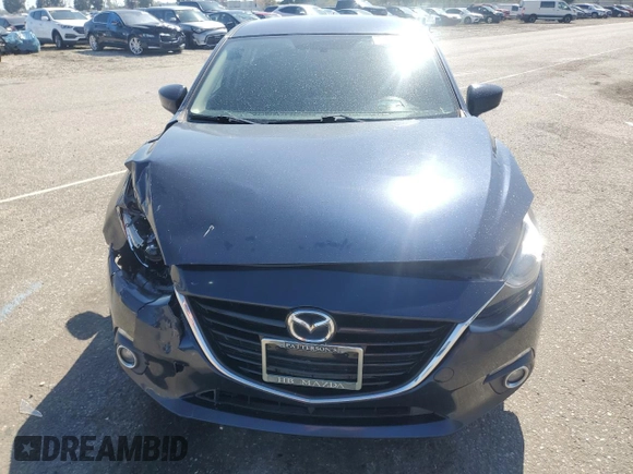 2014 Mazda 3 S Touring with VIN JM1BM1L31E1162990, listed as a Copart auction lot 51667034 with 92,255 mi miles and Salvage Title. Bid and sale history available at DreamBid. Image 5.