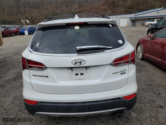 2013 Hyundai Santa Fe 2.0T Sport with VIN 5XYZUDLA8DG107014, listed as a Copart auction lot 48252455 with 90,549 mi miles and Salvage Title. Bid and sale history available at carsss.com. Image 6.