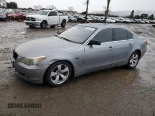 2004 BMW 5 Series 530i with VIN WBANA73514B060427, listed as a Copart auction lot 44209665 with 103,583 mi miles and Salvage Title. Bid and sale history available at carsss.com. Image 1.