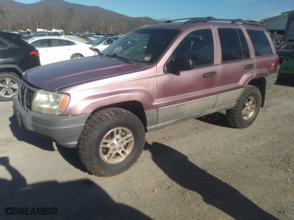 2002 Jeep Grand Cherokee Laredo with VIN 1J4GW48S92C169827, listed as a IAAI auction lot 41621901 with 169,373 mi miles. Bid and sale history available at carsss.com. Image 17.
