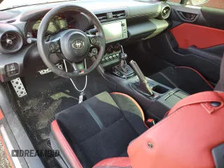 2024 Toyota GR86 TRUENO Edition with VIN JF1ZNBM11R8750387, listed as a Copart auction lot 44812865 with 27,909 mi miles and Salvage Title. Bid and sale history available at carsss.com. Image 8.