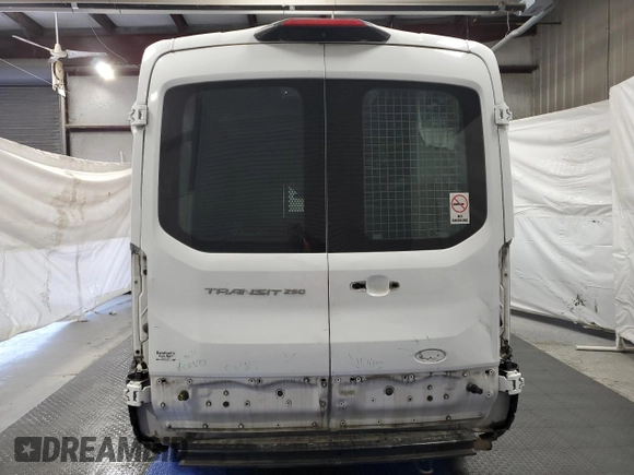 2020 Ford Transit Cargo with VIN 1FTBR1C86LKB60835, listed as a Copart auction lot 51529115 with 135,655 mi miles and Clean title. Bid and sale history available at DreamBid. Image 6.