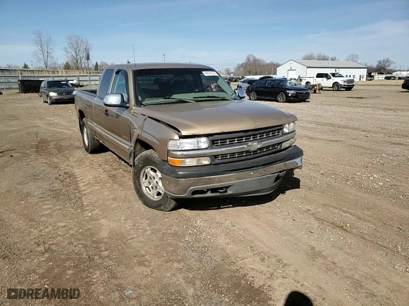2001 Chevrolet Silverado 1500 LS with VIN 1GCEK19T21Z173096, listed as a Copart auction lot 49659055 with 195,900 mi miles and Salvage Title. Bid and sale history available at carsss.com. Image 10.