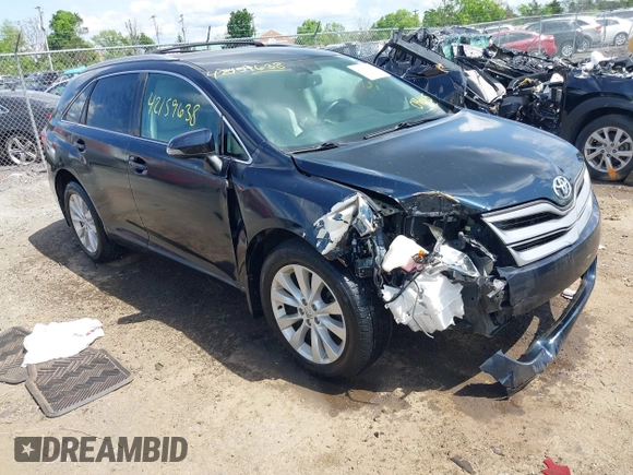 2013 Toyota Venza LE with VIN 4T3BA3BB0DU046855, listed as a IAAI auction lot 42159638 with 120,665 mi miles and . Bid and sale history available at carsss.com. Image 1.