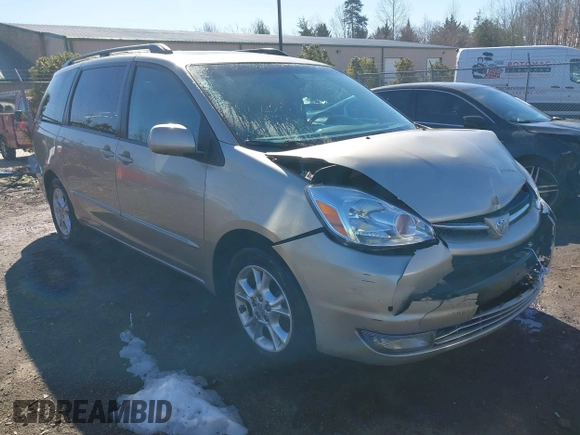 2005 Toyota Sienna XLE with VIN 5TDZA22C95S365448, listed as a IAAI auction lot 41552969 with 214,462 mi miles and . Bid and sale history available at DreamBid. Image 1.