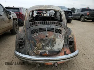 1972 Volkswagen Beetle with VIN 1122796503, listed as a Copart auction lot 47166415 with Not Provided miles and Clean Title. Bid and sale history available at DreamBid. Image 6.