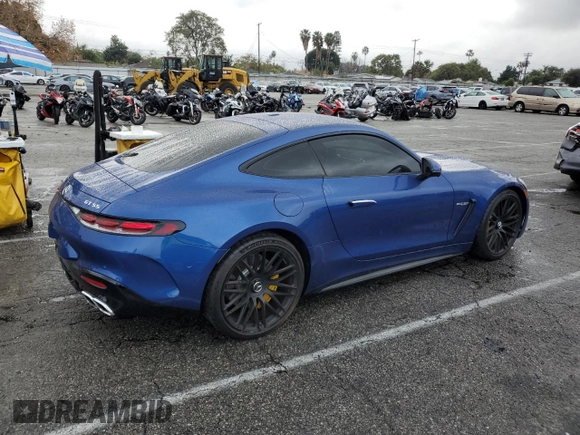 2024 Mercedes-Benz AMG GT 55 с VIN W1KRJ8AB2RF001959, выставлен на аукционе Copart как лот 44347545 с пробегом 3 044 миль миль и Списание • Salvage title. История ставок и продаж доступна на DreamBid. Изображение 3.