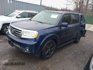 2013 Honda Pilot EX-L with VIN 5FNYF4H74DB055195, listed as a IAAI auction lot 41498013 with 127,725 mi miles and . Bid and sale history available at DreamBid. Image 2.