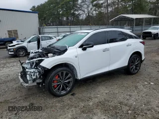 2023 Lexus RX with VIN 2T2BAMCA4PC019258, listed as a Copart auction lot 45691775 with 35,420 mi miles and Salvage Title. Bid and sale history available at carsss.com. Image 1.