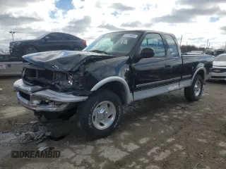 1997 Ford F-150 XL with VIN 1FTDX18W7VNB91535, listed as a Copart auction lot 47724665 with 206,357 mi miles and Clean Title. Bid and sale history available at carsss.com. Image 1.
