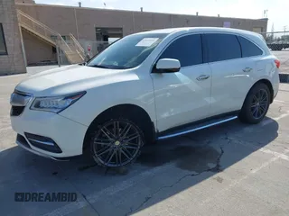 2016 Acura MDX w/Tech with VIN 5FRYD4H47GB045999, listed as a IAAI auction lot 42041010 with 124,096 mi miles. Bid and sale history available at carsss.com. Image 17.