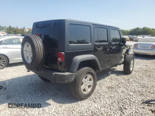 2018 Jeep Wrangler JK Unlimited Sport S with VIN 1C4BJWDG4JL810926, listed as a Copart auction lot 72987394 with 72,213 mi miles and Salvage Title. Bid and sale history available at carsss.com. Image 3.