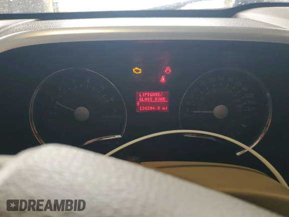 2008 Mercury Mountaineer Premier with VIN 4M2EU48878UJ15494, listed as a Copart auction lot 49576755 with 134,294 mi miles and Salvage Title. Bid and sale history available at carsss.com. Image 9.