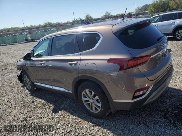 2020 Hyundai Santa Fe SE with VIN 5NMS23AD3LH238984, listed as a Copart auction lot 48313335 with 35,626 mi miles and Non Repairable. Bid and sale history available at carsss.com. Image 2.