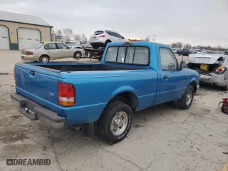 1995 Ford Ranger Splash with VIN 1FTCR10A0SUB77693, listed as a Copart auction lot 81871224 with 247,172 mi miles and Salvage Title. Bid and sale history available at carsss.com. Image 3.