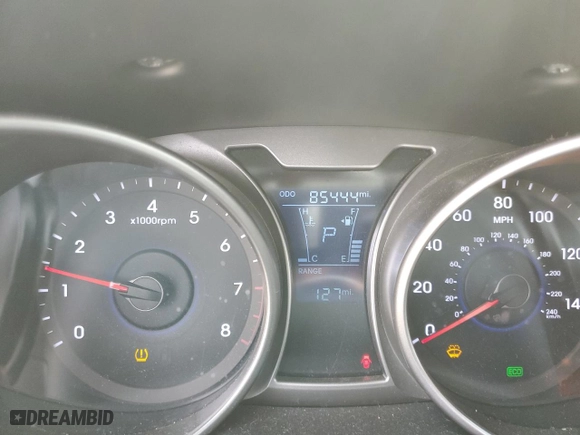 2016 Hyundai Veloster with VIN KMHTC6ADXGU251048, listed as a Copart auction lot 47014625 with 85,444 mi miles and Salvage Title. Bid and sale history available at carsss.com. Image 9.
